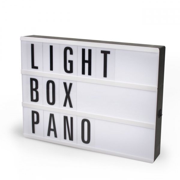 A6 Işıklı Harfli Dekoratif Led Pano Lightbox