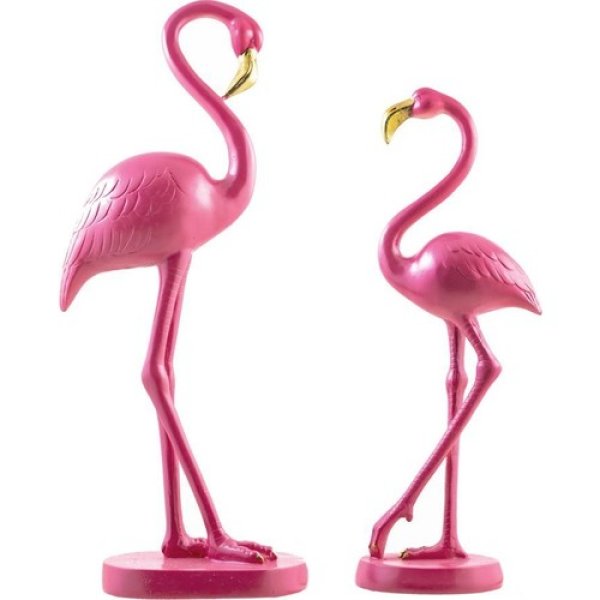 2 li Flamingo Heykel Biblo
